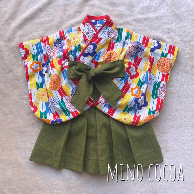 handmade baby HAKAMA 70-80cm