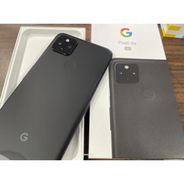 ANDROID(アンドロイド)の早い者勝ち！！Google Pixel4a 5G 128GB BLACK スマホ/家電/カメラのスマートフォン/携帯電話(スマートフォン本体)の商品写真