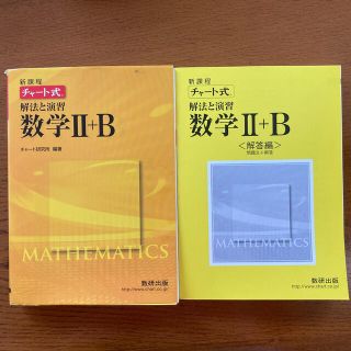 チャ－ト式解法と演習数学２＋Ｂ(語学/参考書)