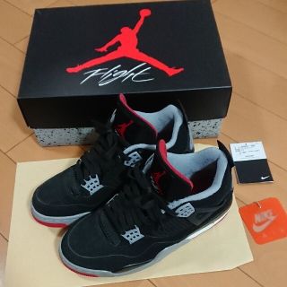 ナイキ(NIKE)のナイキ エアジョーダン 4 レトロ ブレッド NIKE BRED 26cm(スニーカー)