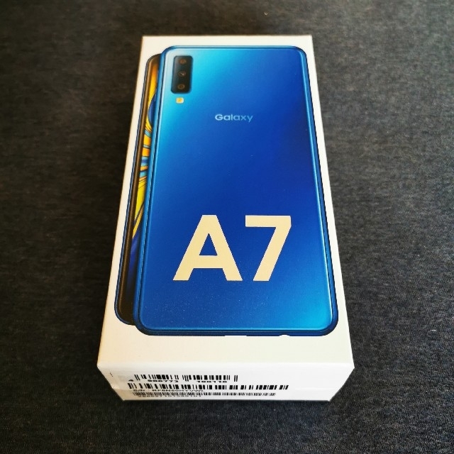 【新品】Samsung Galaxy A7 Blue 64 GB SIMフリー スマートフォン本体