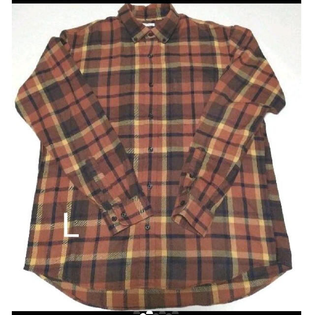 GU(ジーユー)の 送料無料　ジーユー　フランネルチェックシャツ メンズのトップス(シャツ)の商品写真