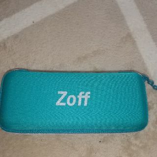 ゾフ(Zoff)のZoff メガネケース ブルー メガネ拭き付き(サングラス/メガネ)