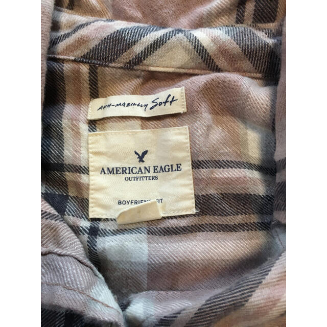 American Eagle(アメリカンイーグル)のアメリカンイーグル チェック柄ネルシャツ レディースのトップス(シャツ/ブラウス(長袖/七分))の商品写真