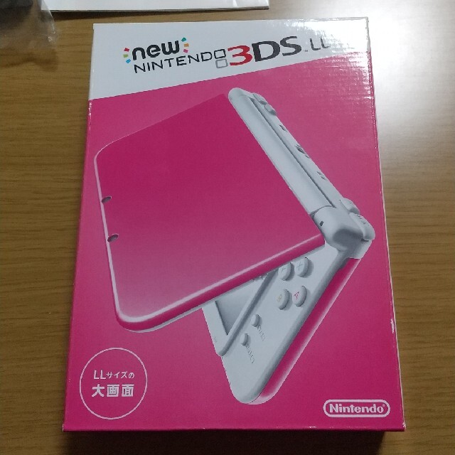 Nintendo 3DS NEW ニンテンドー 本体 LL ピンク/ホワイト 3