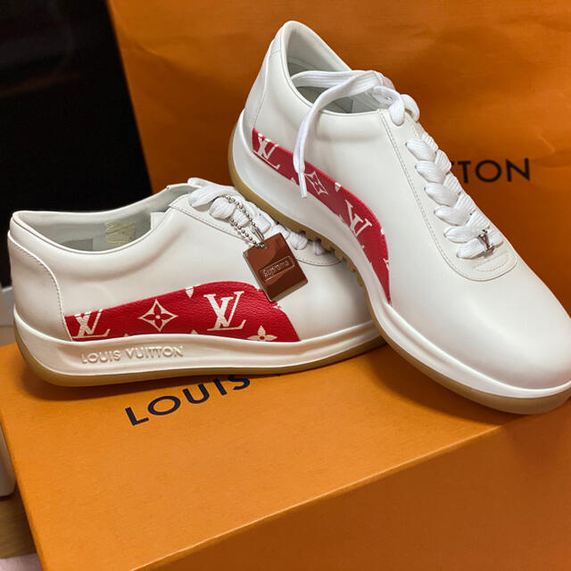 4個まで郵便OK ☆louisvuitton×supreme スニーカー☆シュプリーム