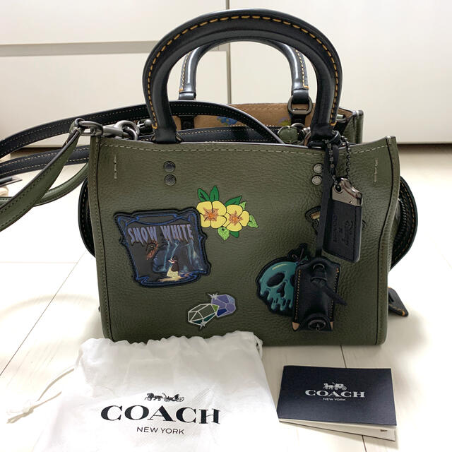 新品　未使用　coach コーチ　ローグ　ディズニー　ミッキー　ミニー　ドナルド