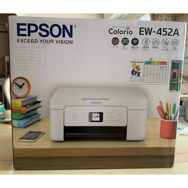 EPSON(エプソン)の【新品未開封】EPSONインクジェットプリンタ　EW-452A スマホ/家電/カメラのPC/タブレット(PC周辺機器)の商品写真