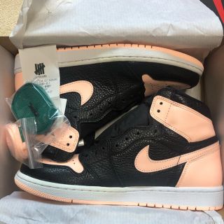 ナイキ(NIKE)のNIKE AIR JORDAN 1 OG CRIMSON TINT PINK(スニーカー)