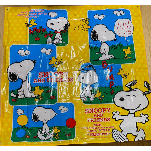 SNOOPY(スヌーピー)のりこ様専用　snoopyレジャーシート(ストッパー付) スポーツ/アウトドアのアウトドア(その他)の商品写真