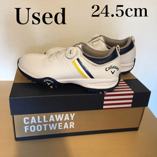 キャロウェイゴルフ(Callaway Golf)のCallaway ゴルフシューズ　スパイク　24.5cm メンズ　レディース(シューズ)