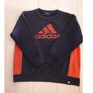 アディダス(adidas)のadidas　トレーナー　140位　黒(Tシャツ/カットソー)