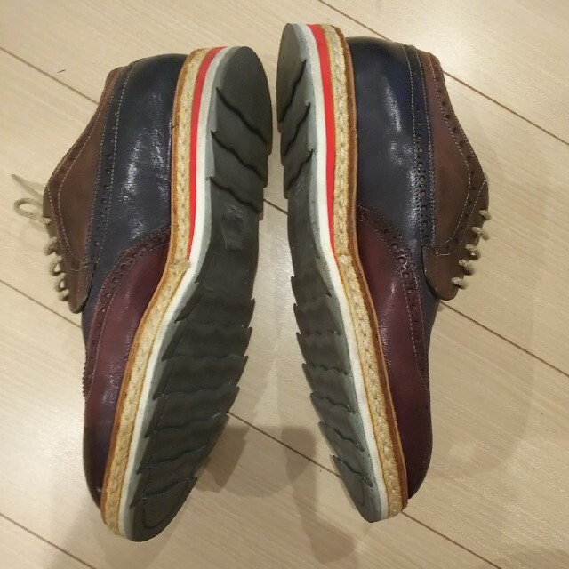厚底革靴  42 27cm made in ITALY   数回使用 1