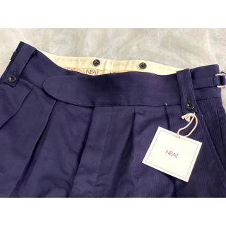 コモリ(COMOLI)の新品未使用 NEAT Cotton Pique Beltless Pants L(チノパン)