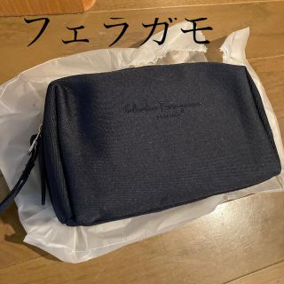 サルヴァトーレフェラガモ(Salvatore Ferragamo)の再値下げ！フェラガモ　ポーチ　黒(ポーチ)