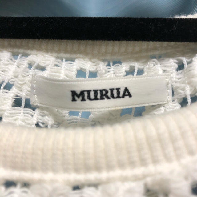 MURUA(ムルーア)のMURUA メッシュニット ムルーア レディースのトップス(ニット/セーター)の商品写真