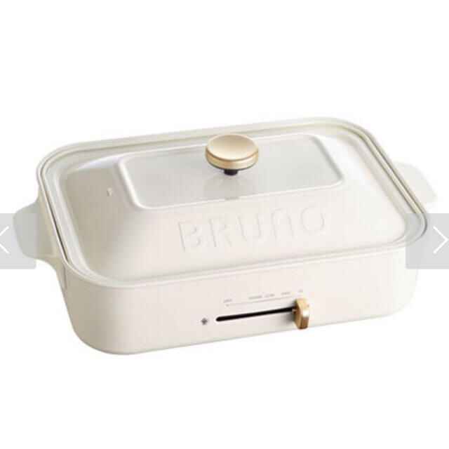 BRUNO／コンパクトホットプレート ホワイトイデアインターナショナル