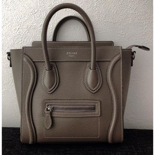 週末限定!お値下げ CELINE セリーヌ ラゲージ ミニショッパー スリ