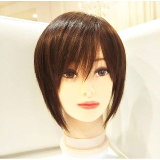 レミー人毛100%ウィッグ横流し前髪❣️宇多田ヒカル✨艶髪!前