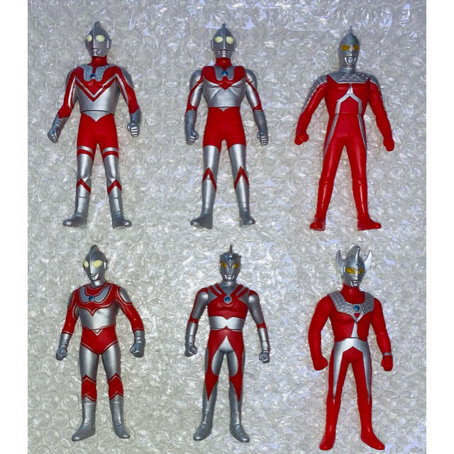 ウルトラヒーロー ウルトラ6兄弟(ウェザリングリペイント品)+サービス 