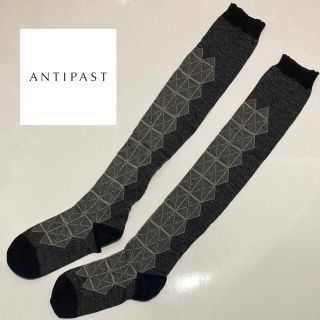 ジャーナルスタンダード(JOURNAL STANDARD)のANTIPAST アンティパスト　ロングソックス　美品　ニーハイソックス　靴下(ソックス)