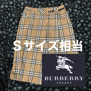 バーバリー(BURBERRY)のバーバリー スカート ひざ丈 Ｓサイズ 36 三陽商会 美品(ひざ丈スカート)