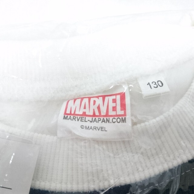 MARVEL(マーベル)のMARVEL マーベル スウェット トレーナー 出品 未開封 キッズ/ベビー/マタニティのキッズ服男の子用(90cm~)(Tシャツ/カットソー)の商品写真