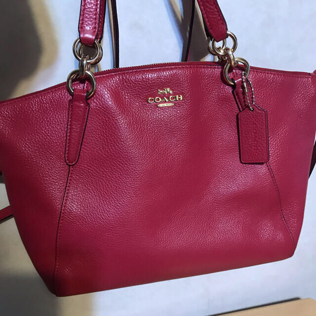 COACH(コーチ)のCOACH 約5.5万 本革2wayバッグ レディースのバッグ(ショルダーバッグ)の商品写真