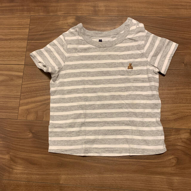 babyGAP(ベビーギャップ)のGAP ボーダーTシャツ キッズ/ベビー/マタニティのキッズ服男の子用(90cm~)(Tシャツ/カットソー)の商品写真