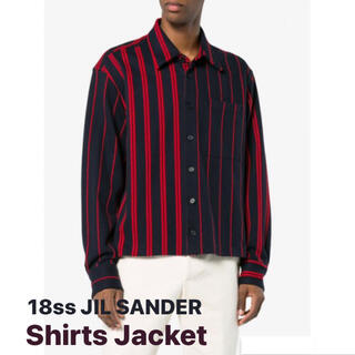 ジルサンダー(Jil Sander)のJil sander 18ss ストライプシャツジャケット(シャツ)