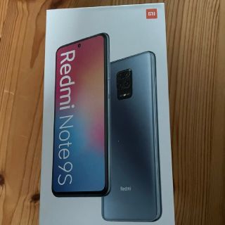 アンドロイド(ANDROID)のRedmi Note 9S 64GB SIMフリー　グレシャーホワイト(スマートフォン本体)