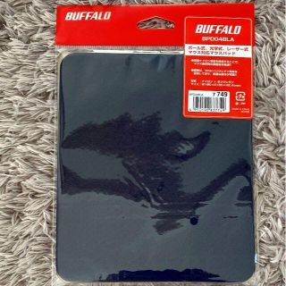 バッファロー(Buffalo)の【新品】BUFFALO バッファロー マウスパッド ブルー（1枚）(PC周辺機器)