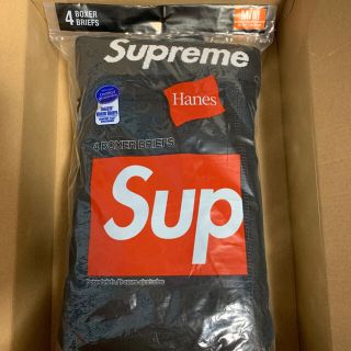 シュプリーム(Supreme)の新品未使用 バラ売 20AW ボクサーパンツ 黒 M Supreme Hanes(ボクサーパンツ)