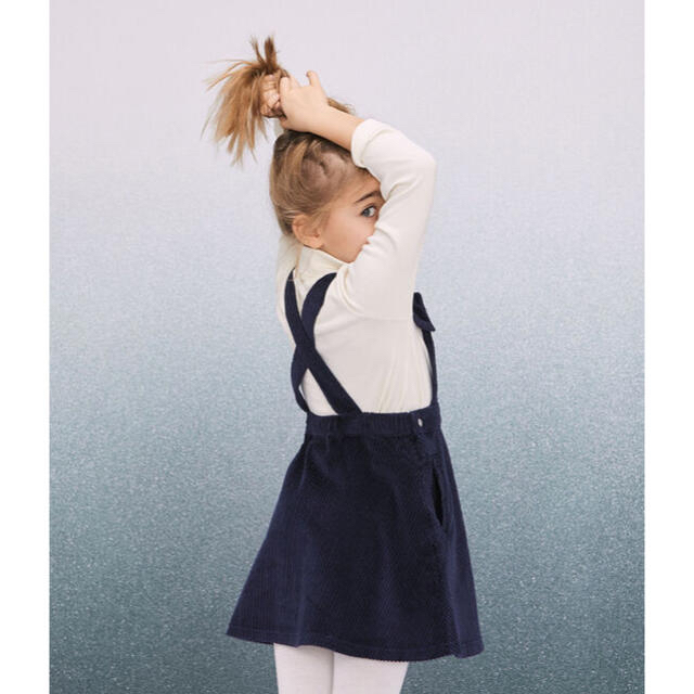 PETIT BATEAU(プチバトー)の＊ご専用＊ 新品未使用 プチバトー コーデュロイ ジャンパースカート  6ans キッズ/ベビー/マタニティのキッズ服女の子用(90cm~)(ワンピース)の商品写真