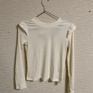 ウィルセレクション(WILLSELECTION)の背中あきバックスタイルレースリボントップス(カットソー(長袖/七分))