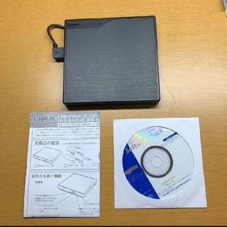 Logitec  DVDドライブ 再生ソフト付 LDR-PMG8U3LBK(DVDプレーヤー)
