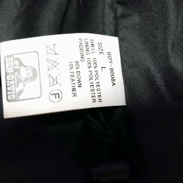 BEN DAVIS(ベンデイビス)のベンデイビス　ben davis ダウンジャケット　美品 メンズのジャケット/アウター(ダウンジャケット)の商品写真