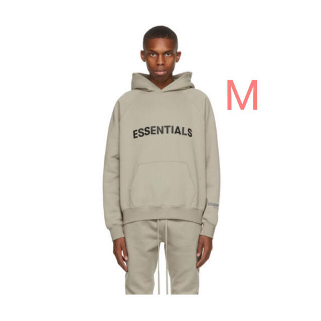 20AW Essentials Pullover Logo Hoodie M