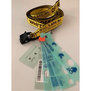 オフホワイト(OFF-WHITE)のOFF WHITE Yellow MINI INDUSTRIAL BELT(ベルト)