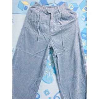 レイカズン(RayCassin)の水色♡コーデュロイパンツ♡ファンシー♡レトロ♡80s♡90s♡古着♡(クロップドパンツ)