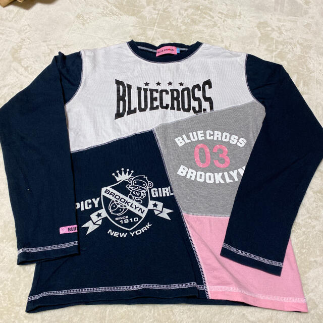 bluecross(ブルークロス)のBLUECROSS ロンT キッズ/ベビー/マタニティのキッズ服女の子用(90cm~)(Tシャツ/カットソー)の商品写真