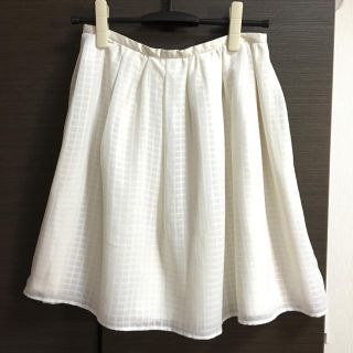 ヴィス(ViS)の【さぁ様専用】白の膝丈スカート＊VIS(ひざ丈スカート)