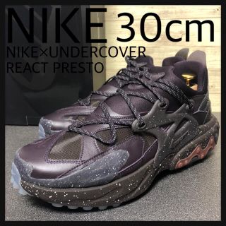 ナイキ(NIKE)の新品 30cm NIKE REACT PRESTO UNDERCOVER 紫(スニーカー)