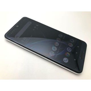 シャープ(SHARP)のSIMフリー美品au AQUOS R2 SHV42 ブラック14(スマートフォン本体)