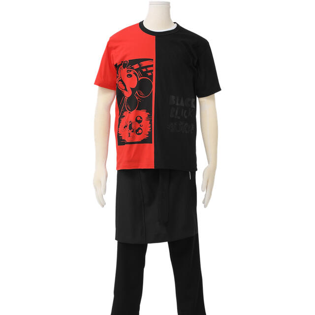 BLACK COMME des GARCONS(ブラックコムデギャルソン)のブラックコムデギャルソン BLACK ディズニー ミッキーマウス 半袖Tシャツ メンズのトップス(Tシャツ/カットソー(半袖/袖なし))の商品写真