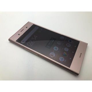 ソニー(SONY)のSIMフリー au XPERIA XZ1 SOV36 ピンク◆美品◆15(スマートフォン本体)