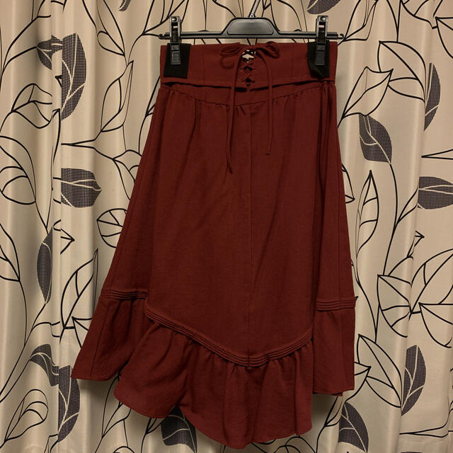 dazzlin(ダズリン)のdazzlin ワインレッド　ロングスカート レディースのスカート(ロングスカート)の商品写真