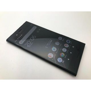 ソニー(SONY)のSIMフリー au XPERIA XZ1 SOV36 ブラック◆美品◆16(スマートフォン本体)