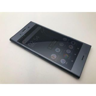 ソニー(SONY)のSIMフリー au XPERIA XZ1 SOV36 ブルー◆美品◆17(スマートフォン本体)