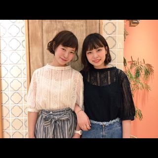 フラワー(flower)の新品 ラインレーストップス ♡(シャツ/ブラウス(長袖/七分))